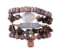 Natural Stone Adjustable Beads Enhancing Peace and Discipline for Sophisticated Outfit Natural Stone Jewelry