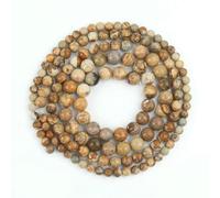 Natural Stone African Turquoises Round Loose Beads 15'' 2 3 4 6 8 10 12mm for Jewelry Making DIY Bracelet Necklace Accessories-Picture jasper-10mm (Approx 36pcs)