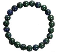 Natural Stone Bead Bracelet Blue Lapis Lazuli Stretch