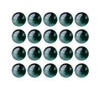 Natural Stone Beads | 20 Pieces Moss Agate Beads | 10 mm Gemstone Beadss | Jewelry Making Supplies | Green Beadss 10 mm Chalced0ny | Crystal Beeads For Young People, Elderly, Men, Women