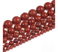 Natural Stone Beads 3mm Red Jasper Gemstone Round Loose Beads Crystal Energy Stone Healing Power for Jewelry Making DIY,1 Strand 15"