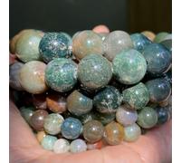 Natural Stone Beads 4 6 8 10mm Tiger Eye Lava Amazonite Turquoises Agates Jaspers Beads for Jewelry Making DIY Bracelet Necklace-Indian Agate-6mm 59 to 61pcs