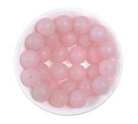 Natural Stone Beads 8mm Rose Quartz Matte Gemstone Beads Round Loose Beads Crystal Energy Stone Healing Power for Jewelry Making DIY,1 Strand 15"