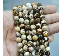 Natural Stone Beads Blue Tiger Eye Round Loose Beads DIY Charm Bracelet Earrings for Jewelry Making 15" Strand 4/6/8/10/12/14.0mm-Australia Zebra-10mm-about 36pcs