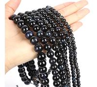 Natural Stone Beads Colorful Tiger Eye Agates Round Loose Spacer Beads for Jewelry Making DIY Bracelet Star Blue A 6mm 60-62pcs