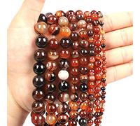 Natural Stone Beads Jade Obsidian Agate Tiger Eye Loose Spacer Bead for Making DIY Necklace Accessories 4-12MM,Natural Turquoise,6mm-About 62pcs