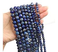 Natural Stone Beads Jade Obsidian Agate Tiger Eye Loose Spacer Bead for Making DIY Necklace Accessories 4-12MM,Natural Turquoise,6mm-About 62pcs