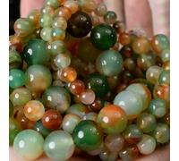 Natural Stone Beads Lava Jaspers Tiger Eye Quartz Agates Round Loose Beads for Jewelry Making DIY Bracelet Accessories 4-12MM-Peacock Agate-10mm Approx 35 Beads