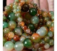 Natural Stone Beads Lava Jaspers Tiger Eye Quartz Agates Round Loose Beads for Jewelry Making DIY Bracelet Accessories 4-12MM-Peacock Agate-10mm Approx 35 Beads
