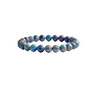 Natural Stone Bracelet for Women Turquoises Gem Round Beads Jewelry Yoga Meditation Luck and Wealth(21cm(8.27inch),8MM BEADS_3)