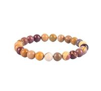 Natural Stone Bracelet for Women Turquoises Gem Round Beads Jewelry Yoga Meditation Luck and Wealth(21cm(8.27inch),6MM BEADS_30)