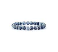 Natural Stone Bracelet for Women Turquoises Gem Round Beads Jewelry Yoga Meditation Luck and Wealth(17cm(6.69inch),8MM BEADS_12)