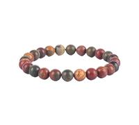 Natural Stone Bracelet for Women Turquoises Gem Round Beads Jewelry Yoga Meditation Luck and Wealth(17cm(6.69inch),8MM BEADS_31)
