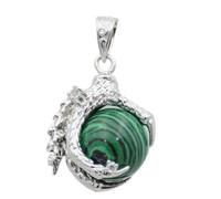 Natural Stone Cystal Dragon Claw Pendants for Necklace Pink Quartzs Lapis Lazuli Opal-Malachite