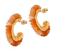 Natural Stone Earrings Bohemia Multi Color Stylish Studs Suitable For Fashion Women And Girls Unique Earrings