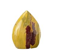 Natural Stone Egg Yolk Free Form Aura Healing Stone Obelisk Ornament Home Decor,About 60mm