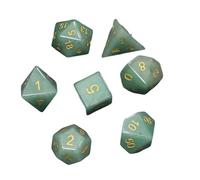 Natural Stone Hand Carved Polyhedral Dice Sets Healing Crystal Dungeon Dragons Table Board Roll Playing Craft Gift