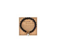 Natural Stone Heart Bracelets for Sister Mom Daughter With Gift Message Card Stuff Inspirational Teen Bracelets Suitable as a Gifts on Birthday Graduation Mothers Day Christmas Valentines Day