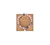Natural Stone Heart Bracelets for Sister Mom Daughter With Gift Message Card Stuff Inspirational Teen Bracelets Suitable as a Gifts on Birthday Graduation Mothers Day Christmas Valentines Day