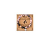 Natural Stone Heart Bracelets for Sister Mom Daughter With Gift Message Card Stuff Inspirational Teen Bracelets Suitable as a Gifts on Birthday Graduation Mothers Day Christmas Valentines Day