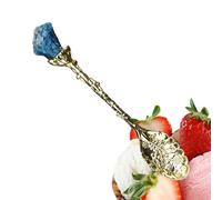Natural Stone Spoon - Food Side for House Students, Multifunctional Kitchen Utensils, Safe Spoon, Spoon for Oatmeal, Coffee, Desserts,