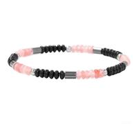 Natural Stone Stretch Bracelet Handmade for zebra Jasper Natural(B)
