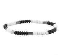 Natural Stone Stretch Bracelet Handmade for zebra Jasper Natural(F)