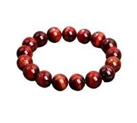 Natural Stone Tiger Eye Bracelet Three Color Protection Handmade Adjustable(17cm-6.69inch,8MM BEADS_3)