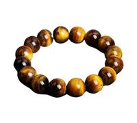 Natural Stone Tiger Eye Bracelet Three Color Protection Handmade Adjustable(19cm(7.48inch),8MM BEADS_5)