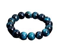 Natural Stone Tiger Eye Bracelet Three Color Protection Handmade Adjustable(19cm(7.48inch),8MM BEADS_6)