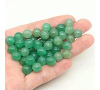 Natural Stone Volcanic Lave Round Beads 4 6 8 10mm Loose Gemstone Bead for Jewelry Making DIY Charms Bracelet Necklace Earring-Green Aventurine-6mm- 56-60pcs