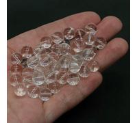 Natural Stone Volcanic Lave Round Beads 4 6 8 10mm Loose Gemstone Bead for Jewelry Making DIY Charms Bracelet Necklace Earring-Clear Quartz-4.0mm 85 to 90pcs