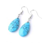 Natural Stone Water Drop Earrings Multi-Faceted Beads Pendants Earring Crystal Quartz ing Stones for Women Jewelry Wall light