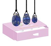 Natural Stone Yoni Eggs Drilled Jade Egg Women Kegel Exercise,Lapis Lazuli Eggs