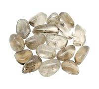 Natural Stones - Healing Crystals For Grounding, Protection, And Stress Relief Smokey Quartz Tumble 200 Gram-B0DLPDBXMRNAMZ