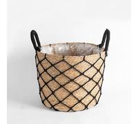 Natural Straw Plant Storage Basket Hand Woven Planters Flower Pot for Indoor Outdoor Flowers Plants Trees Baskets