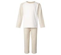Natural Stripe Blank Pyjamas for Embroidery - Vinyl - HTV - DTG - Boy - Girl - Unisex - Various Sizes - Cotton - 4-5 years