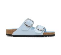 Natural suede leather sandals with a large buckle Birkenstock Arizona Bleu 36 Étroit