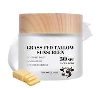 Natural Sun Screen - 60g UVA UVB Protection Natural Sunscreen | SPF 50 UV Protection Sun Block Grass-Fed Skin Care for Daily Summer Outdoor