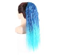 Natural Synthetic Kinky Curly Hair Ponytails Cosplay Hairpiece Ribbon Drawstring Ponytail Extensions Stunning Look(4027T5126)