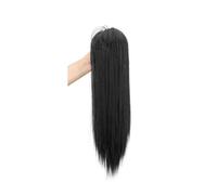 Natural Synthetic Long Straight Black-Brown Claw Clip in Ponytail Extension for Women Everyday Use Perfect Looking(2)