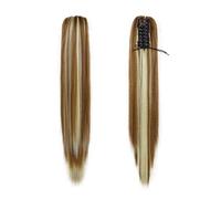 Natural Synthetic Ponytail Hair Extension Long Straight Claw Clip Ponytail Natural Wave For Women Blonde Hairpiece Perfect Looking(6h613)