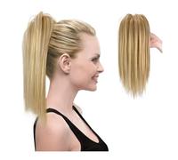 Natural Synthetic Short Straight Claw Clip Ponytail Hair Extensions Heat Resistant Type Ponytail Hair Extensions Perfect Looking(HT27)
