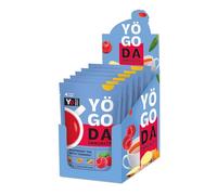 Natural Tea Concentrate with Flash Frozen Berries & Honey - Refreshing & Flavorful - 7 Sachets- Brew Hot or Cold (Raspberry with Turmeric)