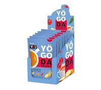 Natural Tea Concentrate with Flash Frozen Berries & Honey - Refreshing & Flavorful - 7 Sachets - Brew Hot or Cold (Ginger with Goji)