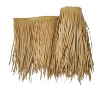 Natural Thatch Roofing Roll for Bar Hut, Palm Grass Skirting Decoration - Realistic Tropical Palm Leaf Roofing for Tiki Bar, Garden Party, Beach Theme Decoration- Style A