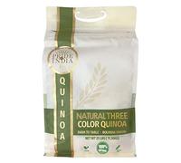 Natural Three Color (Tricolor) Quinoa by Pride of India - Protein-Rich Whole Grain Jar - Wholesome Superfood - DASH Diet Approved - 25 Pound Bulk Bag