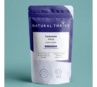 Natural Thrive Organic Cardamom Extract Powder Capsules 600mg - Natural Digestive Support & Aromatic Spice Supplement- Vegan, Gluten-Free, Non-GMO