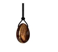 Natural Tiger Eye Yoni Jade Eggs Massage Stone Crystal Ball Exerciser Jade Massager,30 * 20mm