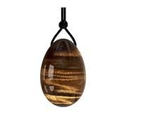 Natural Tiger Eye Yoni Jade Eggs Massage Stone Crystal Ball Exerciser Jade Massager,45 * 30mm